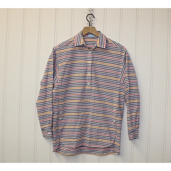 J. McLAUGHLIN‎ Women’s Multi Striped Fallon Cotton Tunic Preppy Size XS - Picture 1 of 7